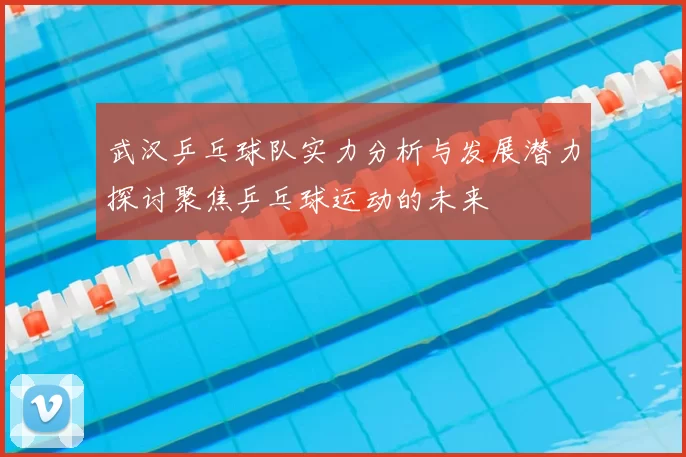 武汉乒乓球队实力分析与发展潜力探讨聚焦乒乓球运动的未来